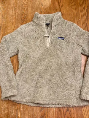 Tan Sherpa Half-zip thumbnail 1