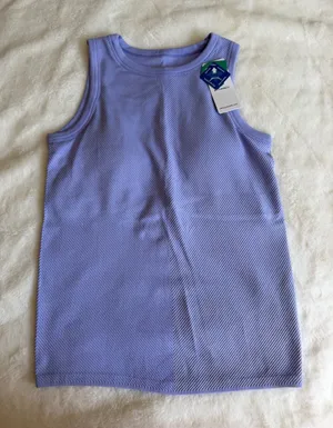 Attraco High Neck Tank Top Purple Size Medium NWT thumbnail 1