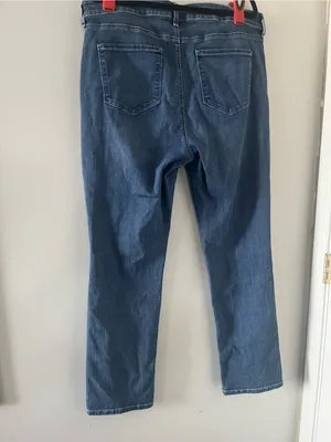 NYDJ Marilyn Straight Jeans Womens 16W Medium Wash Minimalist Casual Comfy thumbnail 7