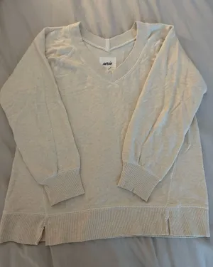 Aerie Oversized Cream Sweater thumbnail 1