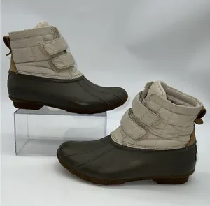 Sperry Beige Upper/Putty Rubber Women's Saltwater Jetty Duck Boots Size 9 thumbnail 1