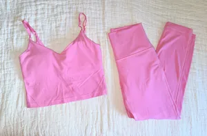 Lululemon pink tide align set💕🌸 thumbnail 1