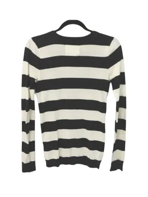 Hollister ★ Varsity Collegiate Rugby Stripe Cardigan Sweater ★ Navy White ★ S thumbnail 4