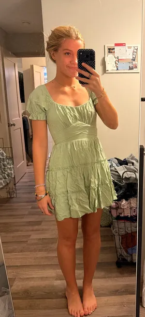 Green Sun Dress Size XS thumbnail 1