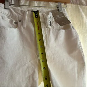 Madewell The Petite Curvy Perfect Vintage‎ Jean White Denim NWT Size 24P thumbnail 9