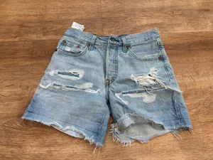 Levi’s 501 Jean Denim Shorts Button Fly thumbnail 1
