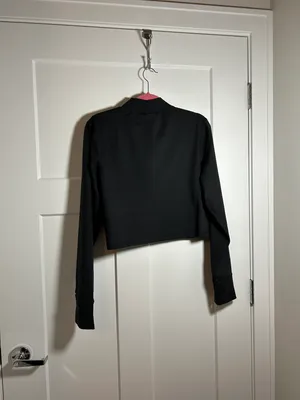 Aerie XXL black crop top thumbnail 3