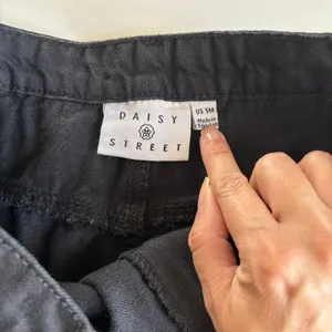Daisy Street Star Patch Black Denim Midi Skirt Women’s Small Streetwear Y2K thumbnail 4