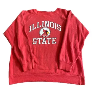 ISU Illinois State University Sweatshirt, Medium Red thumbnail 1