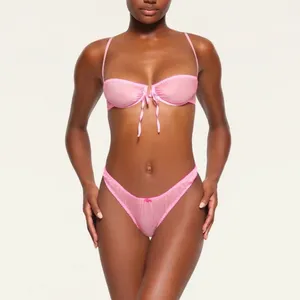 Skims Romance Balconette Bra Bubble Gum Size 36B thumbnail 8