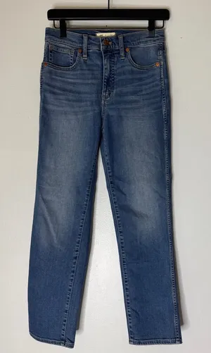 madewell stovepipe jeans Size‎ 25 thumbnail 1