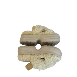 UGG Fluff Sugar Mellow Yellow Platform Slingback Sandals Slippers thumbnail 11