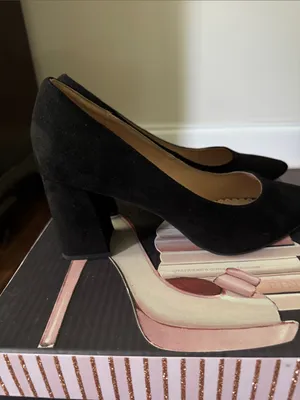 Zigi Soho Black Suede Pointed Toe Pumps thumbnail 2