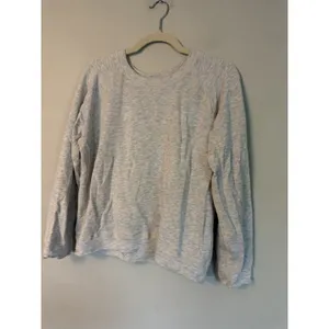 Monrow Women's Thin Heather Grey Pull Over Lightweight Sweatshirt Sz S thumbnail 3