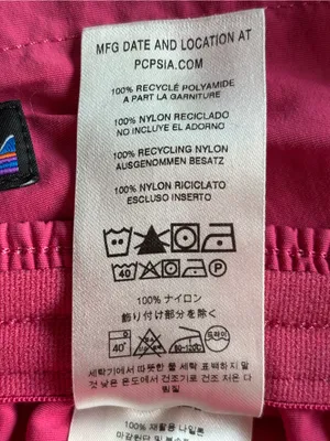 Patagonia Resin Pink Baggies Shorts Girls Size XL Water Board Shorts Women’s S thumbnail 5