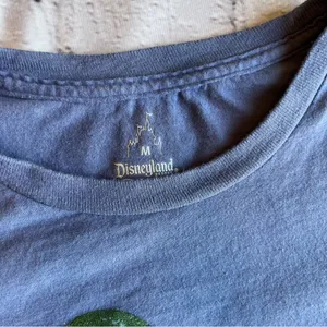 Disney Disneyland Mickey Mouse Womens Medium Blue Short Sleeve Map of Park thumbnail 7