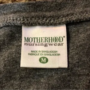 Motherhood Nursingwear Top Womens M Used Gray thumbnail 7