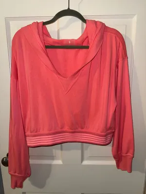 FP Movement Pink Cropped Hoodie thumbnail 1