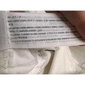 Abercrombie & Fitch High Rise Mom Jean Curve Love White Distressed Ripped 30/10R thumbnail 5