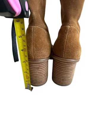 LUCKY BRAND Tan Suede Boots Size 7.5 Womens thumbnail 5