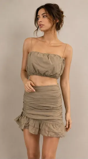 Nwt South‎ Boutique Tube Top With Skirt thumbnail 1