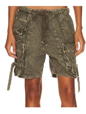 Free People NWOT Wild Bay Parachute Shorts in size XS thumbnail 4