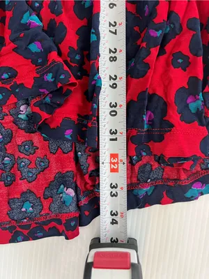 Free People Love Letter Tunic Top Mini Dress Red retail $128.00 thumbnail 11