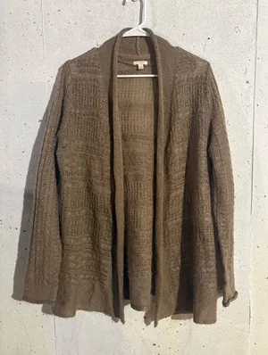 Sonoma Lifestyle Open Front Knit Cardigan | Size: Large thumbnail 1