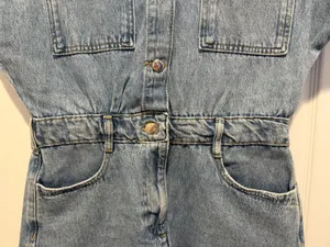 Denim ZARA Short Jumpsuit thumbnail 3