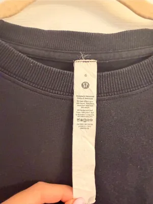 Lululemon Relaxed-Fit Cotton Jersey T-Shirt *Wordmark Size: 6 thumbnail 3
