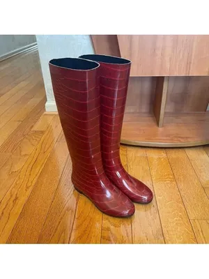 Henry Ferrera Colorado Rain Boots RED animal print women’s 6 M thumbnail 7