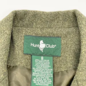 Hunt Club Women Merino Lambswool Blazer Size 8 Dark Academia Equestrian Heritage thumbnail 7