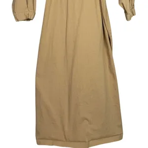 Area Stars Chic Belted Waist Midi Shirt Dress 3/4 Sleeves Button Down L Tan thumbnail 9