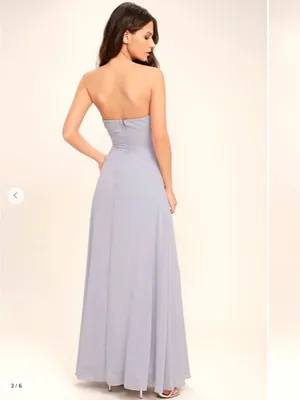 LULUS Elegant Prom Wedding Bridesmaid Sexy Flowy Romantic Sophisticated Maxi thumbnail 6