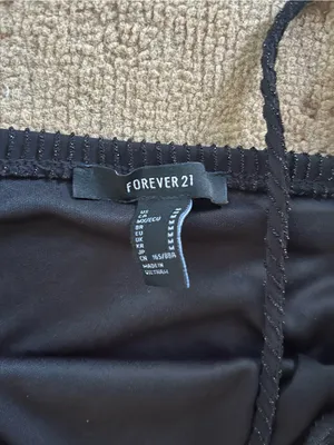 Forever 21 Black Sparkle Mini Slip Dress thumbnail 2