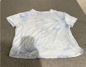 Lululemon Women's Train to Be Short Sleeve White/Luna Mesh Tie Dye Size Medium thumbnail 1