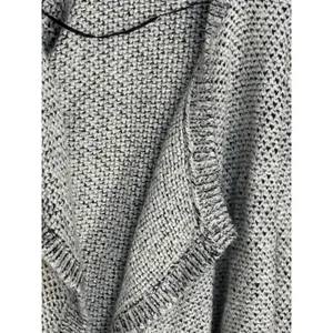 Lou & Grey Cardigan Sweater‎ Womens Small Grey Open Front Chunky Knit Excellent thumbnail 2