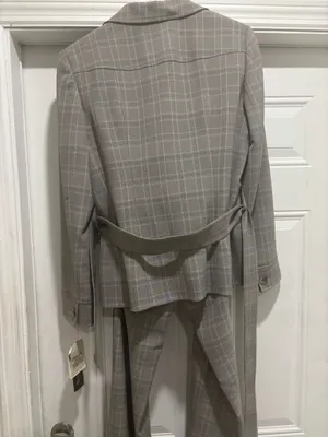 Jones New York Elegant plaid women plaid pantsuit set thumbnail 7