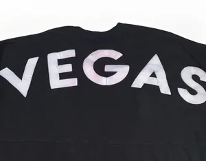 Spirit Jersey "Vegas" black jersey shirt women's puffy spellout size large thumbnail 2