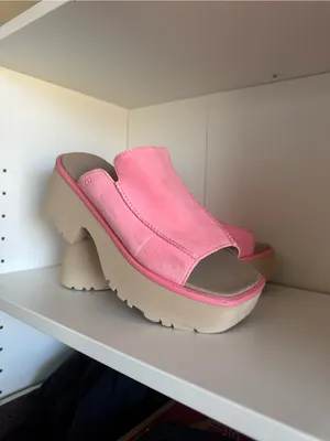 UGG Women's New Heights Platform Slide Sandal In Tropical Pink thumbnail 3