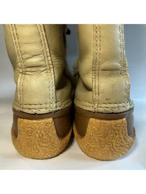 Sorel Canada Nanook Leather Winter Snow Boots w/ Wool Liner Women’s Size 9 Tan thumbnail 5