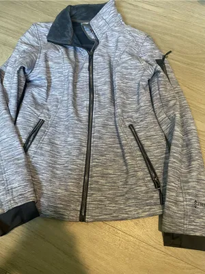 Free Country Women's Heathered Light Gray Performance Jacket thumbnail 1