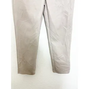 Aritzia Wilfred The Melina Taupe Vegan Leather Straight Leg Pants Size 8 thumbnail 11
