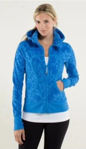 lululemon athletica Scuba Hoodie Blue Paisley- 4 thumbnail 1