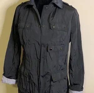 Zara Woman Black Button up Jacket Size Medium thumbnail 2