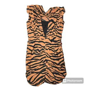 All Saints Hali Zephyr Tiger Print Mini Dress thumbnail 11
