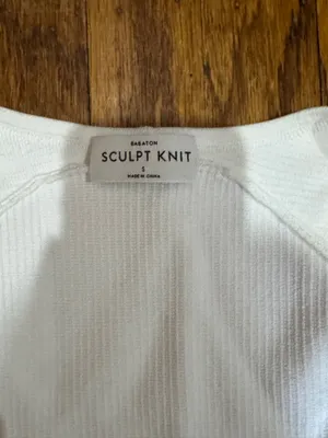 Aritzia Sculpt Knit Babaton Square Neck Top thumbnail 2