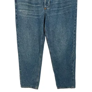 NWT Free People Zane Mid Rise Straight Leg Jeans Button‎ Fly Blue Denim Size 30 thumbnail 10