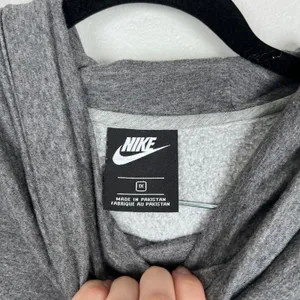 Nike Women's Funnel Neck Sweatshirt Gray Sz 1X thumbnail 4