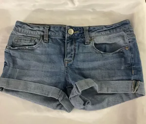 Aeropostale MIDI Denim Short Size 4 Blue thumbnail 3